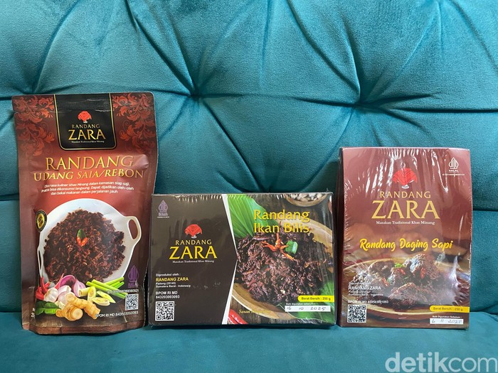 Rendang Zara Rendang Zara, rendang unik dari ikan bilis dan udang rebon