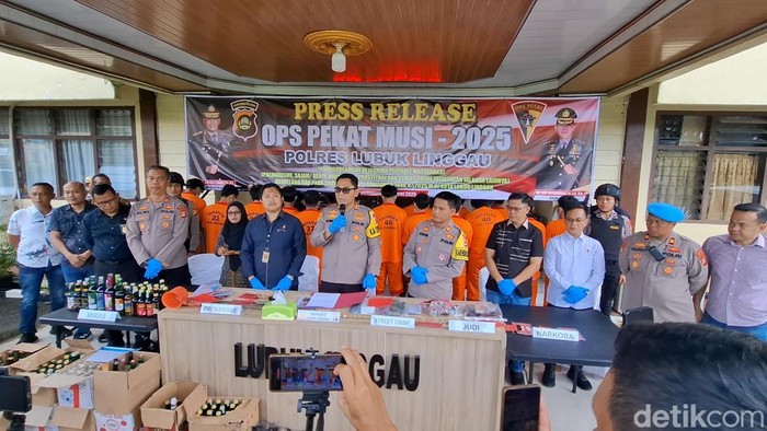 Rilis operasi pekat musi 2025 di wilayah hukum Lubuklinggau