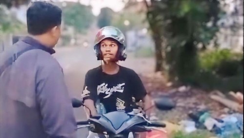 Sidak pembuangan sampah liar di seputaran Jalan Gunung Himalaya, Denpasar, Bali. (IST)