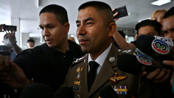 Surachate Hakparn, who served as the kingdoms deputy police chief, pictured here in 2023, has been sacked © Lillian SUWANRUMPHA / AFP