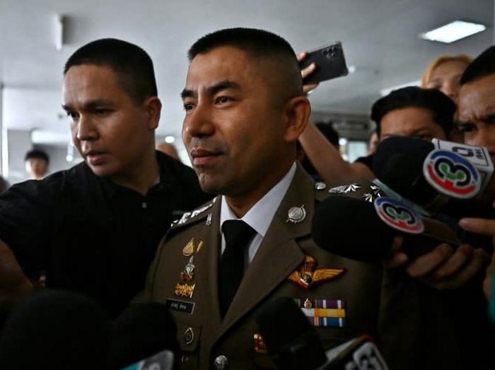 Surachate Hakparn, who served as the kingdoms deputy police chief, pictured here in 2023, has been sacked © Lillian SUWANRUMPHA / AFP
