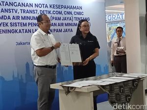 Transmedia dan PAM JAYA Teken MoU Sosialisasi Proyek Penyediaan Air Minum