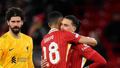Wajah Sedih Pemain Liverpool usai Disingkirkan PSG