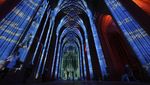 Warna-warni Seni Cahaya Sinari Makam Jane Austen di Katedral Winchester