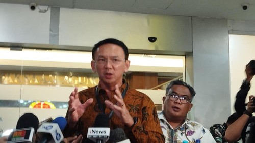 Ahok usai dimintai keterangan Kejagung