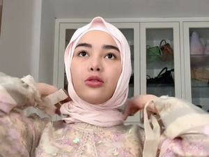 Gaya Amanda Manopo Bukber, Tampil Ekstra Pakai Hijab dan Gamis