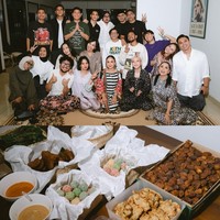 Para penyanyi Indonesia beberapa waktu lalu ramai-ramai ke rumah Ariel untuk buka bersama. Tak hanya kumpul-kumpul, mereka disebut saling tukar ide dan pemikiran terkait isu-isu dalam industri musik.Foto: Instagram