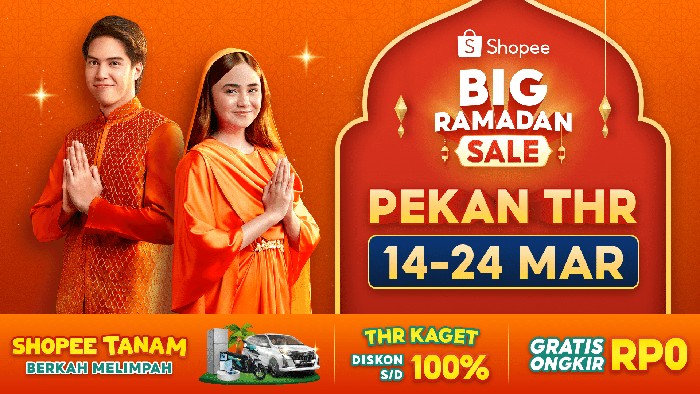Intip Ramadan Seru El Rumi & Syifa Hadju di Shopee Big Ramadan Sale!