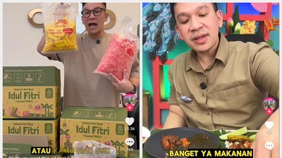 Jordi Onsu Sibuk Promosikan Lauk hingga JRD Snack di TikTok