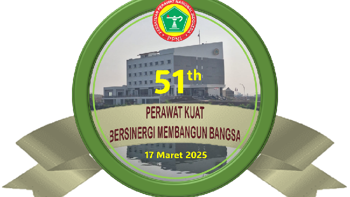Logo Hari Perawat Nasional 2025 atau HUT PPNI ke-51 Tahun 2025