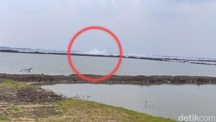 Lumpur Lapindo berhenti menyembur (Suparno/detikJatim)