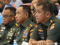 Panglima TNI-Komisi I DPR Bahas Revisi UU TNI