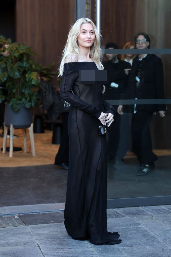 Paris Jackson at the Stella McCartney Fall RTW 2025 fashion show as part of Paris Fashion Week on March 5, 2025 in Paris, France. (Photo by Swan Gallet/WWD via Getty Images)
