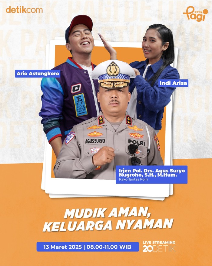 Poster detikPagi bersama Kakorlantas Polri