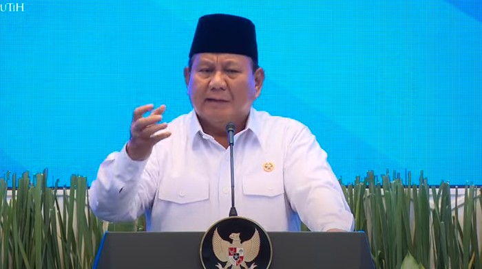Presiden Prabowo dalam acara peluncuran mekanisme baru tunjangan guru ASN (Channel Youtube Sekretariat Presiden)