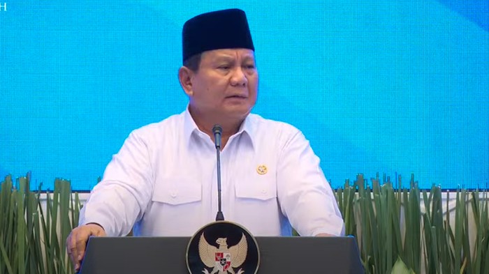 Presiden Prabowo dalam acara peluncuran mekanisme baru tunjangan guru ASN (Channel Youtube Sekretariat Presiden)