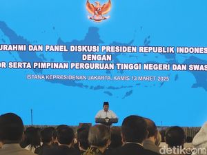 4 Jam Bertemu Rektor, Prabowo Bahas Antikorupsi, Danantara hingga Iptek