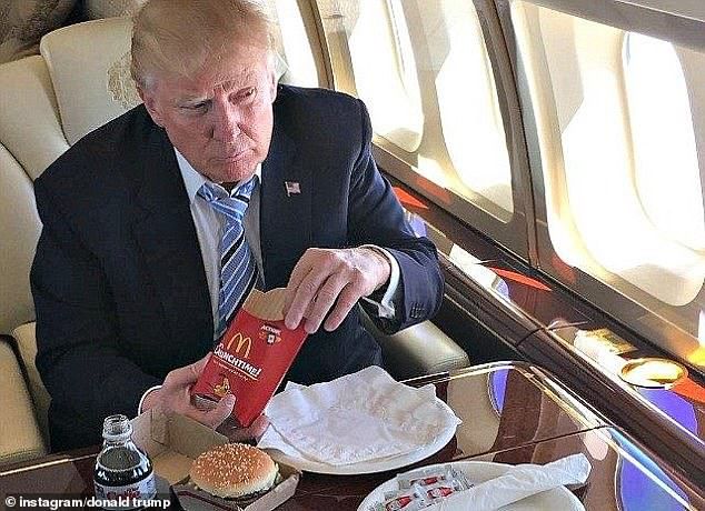 Tetap Makan Fast Food, Donald Trump Bisa Turun 13 Kg karena Trik Ini