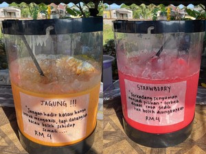 Unik! Penjual Minuman Tempelkan Kutipan untuk Pelanggan yang Putus Cinta