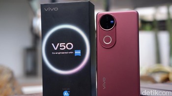 Inilah Vivo V50 5G. Foto: Adi Fida Rahman/detikINET