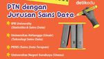 Infografis: Mau Kuliah di Jurusan Sains Data? Ini 9 PTN yang Menyediakannya!