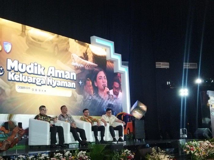 Acara Mudik Aman Keluarga Nyaman (Fadil/detikcom)