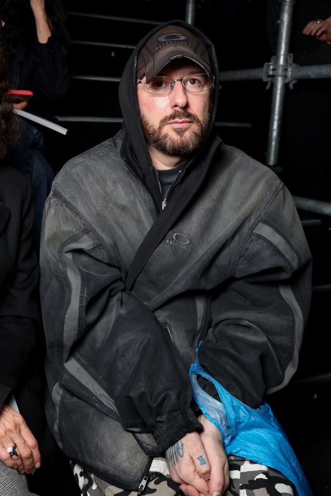 PARIS, FRANCE - JANUARY 29: Demna Gvasalia attends Vertigineux, the Valentino Haute Couture Spring-Summer 2025 show as part of Paris Fashion Week on January 29, 2025 in Paris, France. (Photo by Victor Boyko/Getty Images for Valentino)