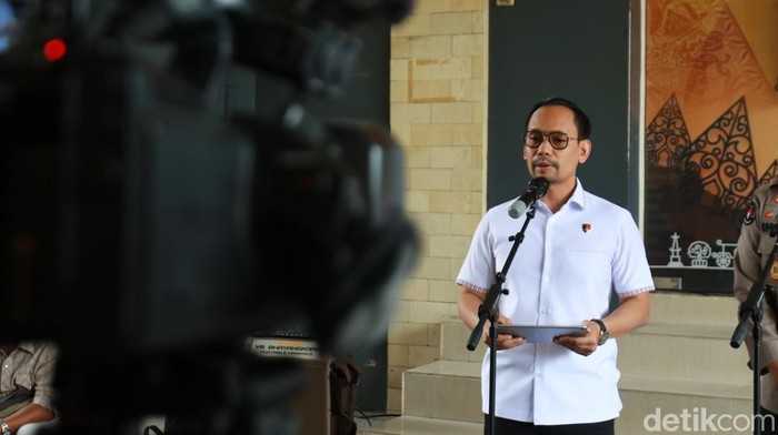 Dirreskrimum Polda DIY Kombes FX Endriadi saat memberikan keterangan kepada wartawan di Polda DIY, Jumat (14/3/2025).