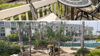 Kecewa pengguna Airbnb karena tidak memberi tahu bahwa lahannya telah dibongkar untuk konstruksi. Foto: Boredpanda