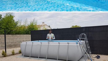 Lagi kolam renang di foto dan kenyataan. Foto: Boredpanda