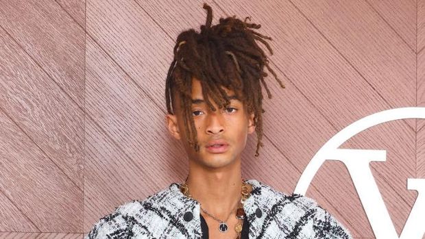 PARIS, FRANCE - MARCH 10: (EDITORIAL USE ONLY - For Non-Editorial use please seek approval from Fashion House) Jaden Smith attends the Louis Vuitton Womenswear Fall/Winter 2025-2026 show as part of Paris Fashion Week at on March 10, 2025 in Paris, France. (Photo by Marc Piasecki/WireImage)