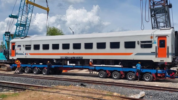 Kereta api pengangkut Lebaran 2025.