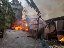 Kebakaran Dahsyat di Tanjung Benoa, 25 Kos Ludes