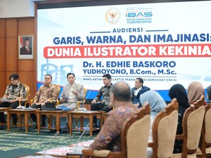 Audiensi dengan Para Ilustrator, Ibas: Terus Berkarya, Saling Menguatkan