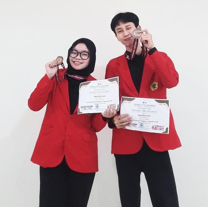 Peneliti muda dari Untag Surabaya raih medali perunggu dalam ajang Internasional kompetisi International Ideapaper Festival (IIFEST) 2025