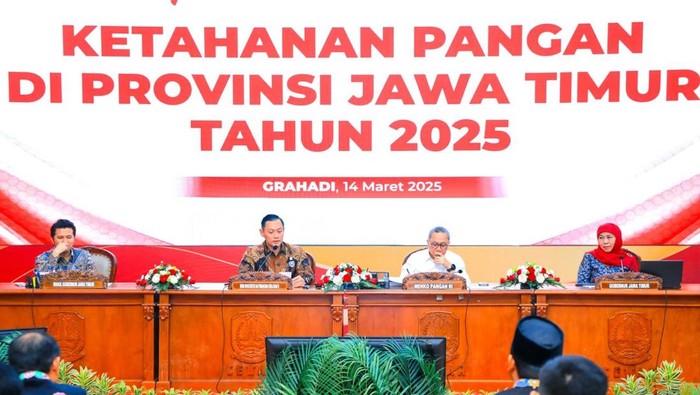 Rakor ketahanan pangan Pemprov Jatim