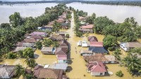 BPBD Kabupaten Batanghari mencatat ribuan rumah di tujuh kecamatan di kabupaten itu terendam banjir luapan Sungai Batanghari.