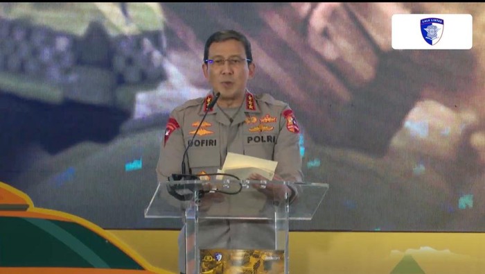 Wakapolri Komjen Ahmad Dofiri di acara Mudik Aman (detikcom)