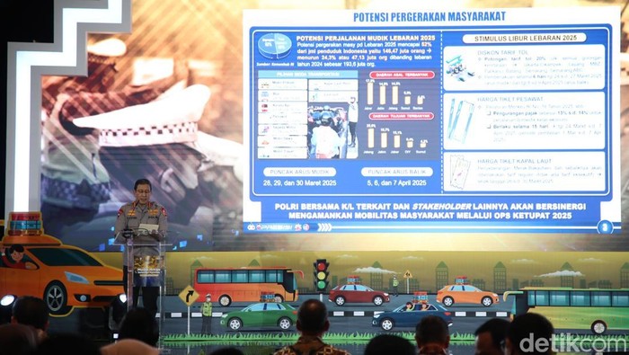 Wakapolri Komjen Ahmad Dofiri meresmikan peluncuran program Mudik Aman Keluarga Nyaman bersama korlantas polri. Ini foto-fotonya.