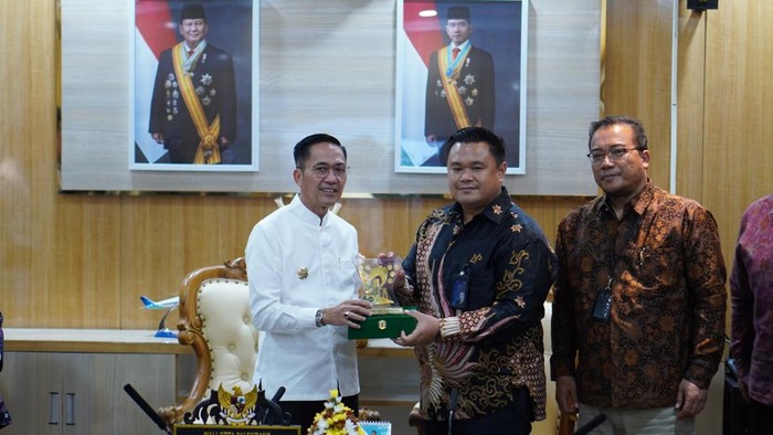 Wali Kota Palembang Ratu Dewa menerima audiensi PT Pegadaian