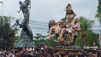 Kegiatan ini menampilkan sebanyak 10 ogoh-ogoh terbaik di wilayah Kabupaten Tabanan.