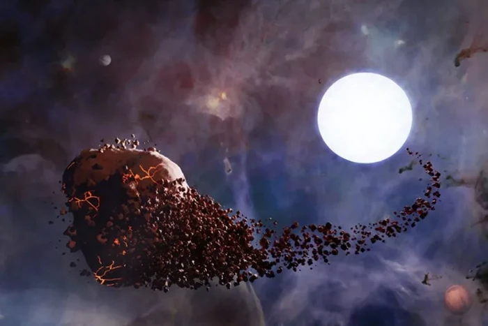 Ilustrasi kehancuran planet