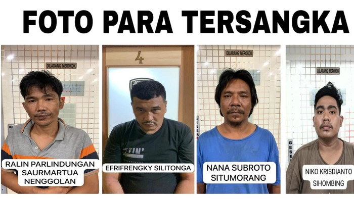 Komplotan maling kabel di Cikarang, Bekasi, Jabar.