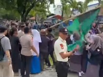 HMI dan Mahasiswa Stikes Bina Bangsa Majene Saling Lapor Buntut Demo Ricuh
