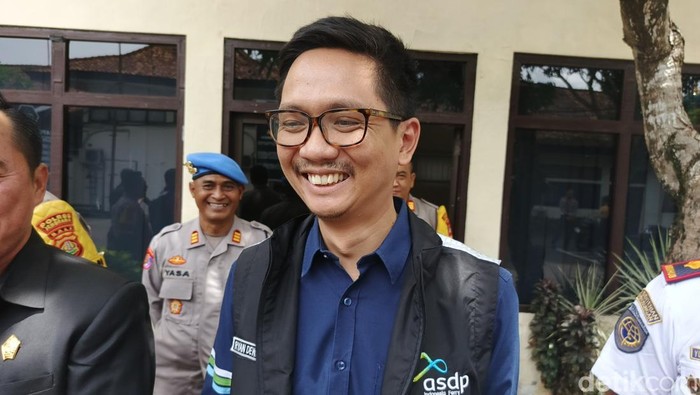 Manajer Usaha PT ASDP Pelabuhan Gilimanuk, Ryan Dewangga, saat ditemui detikBali usai kegiatan Rapat Koordinasi Lintas Sektoral di Mapolres Jembrana, Sabtu (15/3/2025).