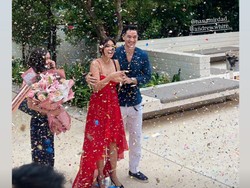 8 Foto Kejutan Ultah ke-40 Nana Mirdad, Romantis Dijemput Pakai Helikopter