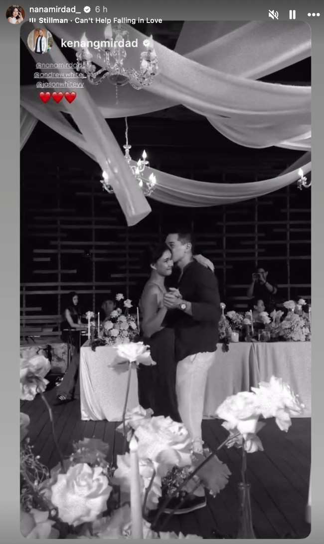 Di acara tersebut Nana juga tampak berdansa mesra dengan suaminya, Andrew White. Meski sudah 19 tahun menjalani bahtera rumah tangga bersama, namun keduanya memang selalu terlihat mesra dan harmonis. Tak heran jika banyak netizen yang juga mengidolakan pasangan artis yang satu ini. Foto: Instagram/@nanamirdad_