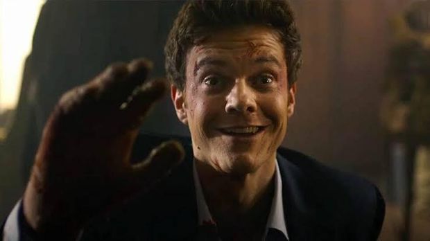 Cuplikan adegan dalam film Novocaine (2025).