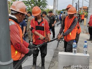 Pemkab Badung Potong Kabel Provider Semrawut di Canggu