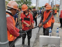 Pemkab Badung Potong Kabel Provider Semrawut di Canggu